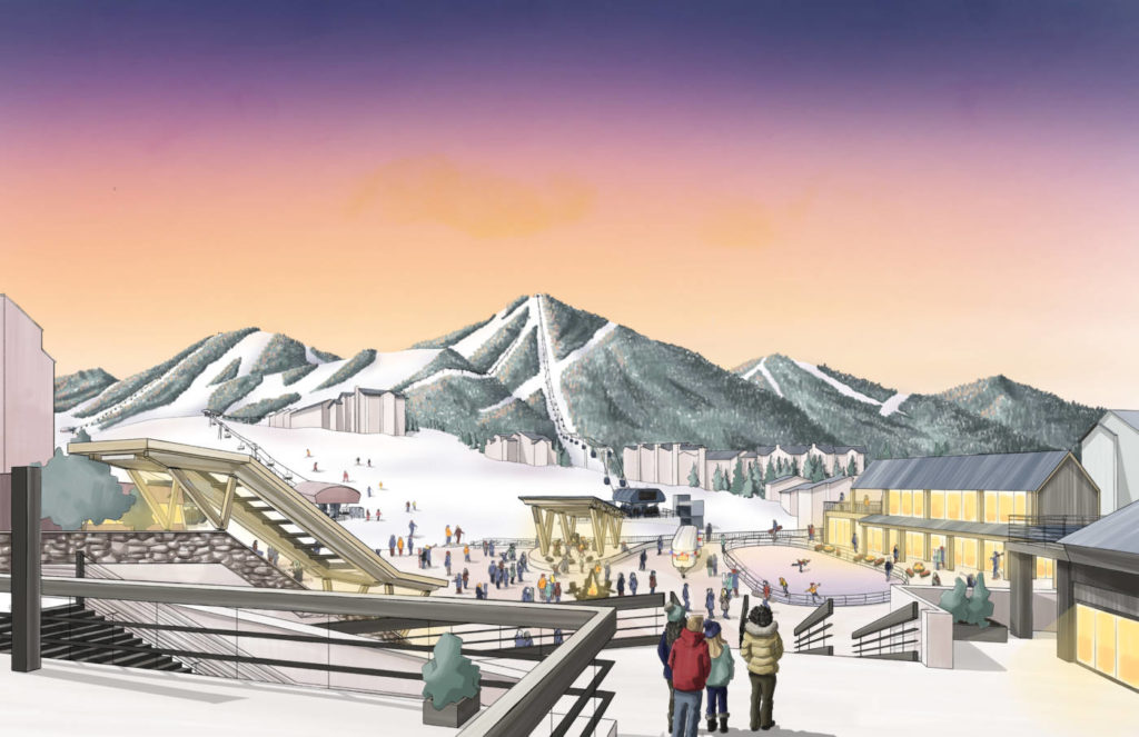 Rendering of new Steamboat base area