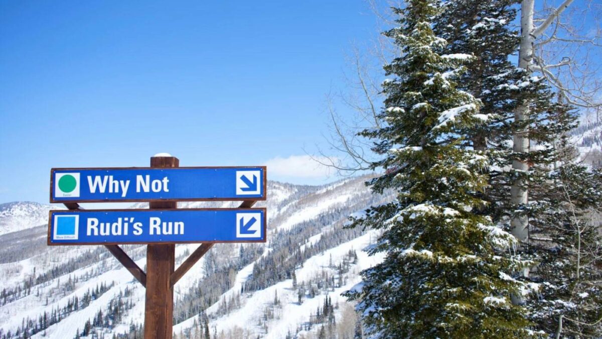 Winter Trail Signs