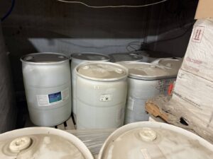 Plastic film recycled .