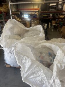 Plastic film collected at Steamboat Resort.